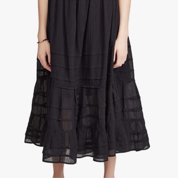 Free People Black Midi Dress - Picture 4 of 11